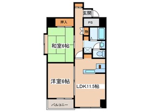 リナパートナーズ南２条の物件間取画像